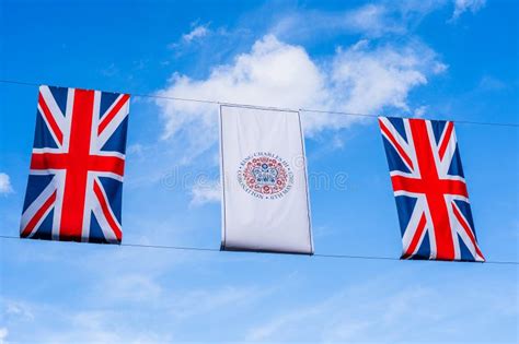 The Union Jack National Flag Of The United Kingdom And The Coronaiton