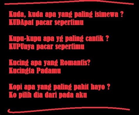 Check spelling or type a new query. Tebak Tebakan Gombal Lucu Romantis Terbaru 2019 | Kata ...
