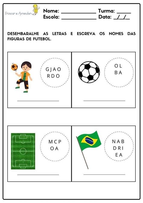 Kit Copa Do Mundo Kit S Escola Texto Sobre Futebol Educa O
