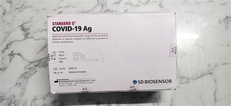 A negative result may also occur if the concentration of antigen in a specimen is below the detection limit of the test or if the specimen. Sd Biosensor Antigen Corona Test Kit, ICMR Approved, Rapid ...