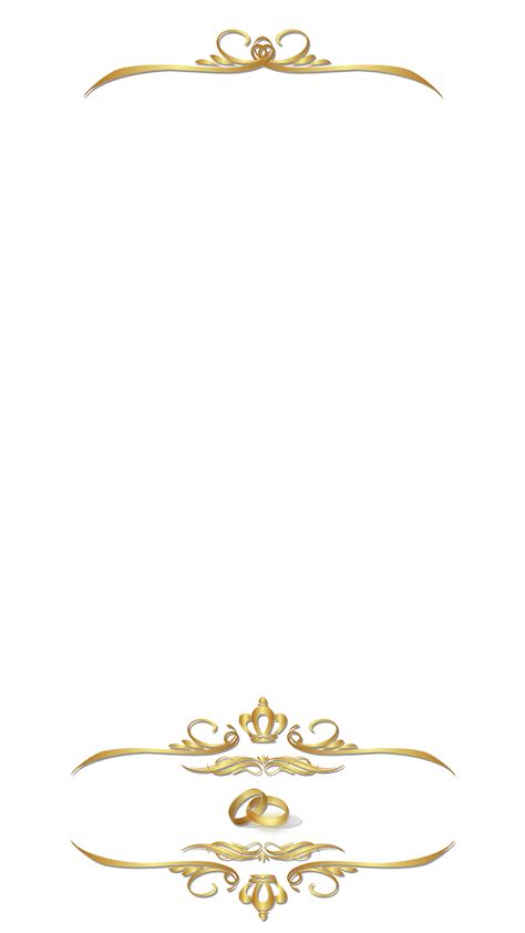 Elegant Golden Ornamental Wedding Snapchat Filter Geofilter Maker On