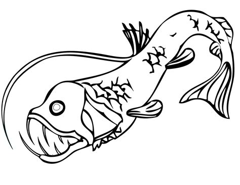 Inspirational designs, illustrations, and graphic elements from the world's best designers. Angler Fish Coloring Page at GetColorings.com | Free ...