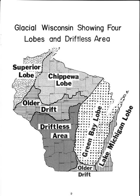 The State Glacial Geology Of Wisconsin Glacial Wisconsin Showing Four