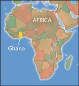 Its borders are the ivory coast located to its west, burkina. Ghana Map - TravelsFinders.Com