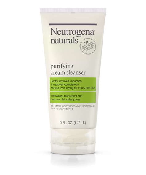 Cod free shipping original products Naturals Purifying Face Cream Cleanser | Neutrogena®