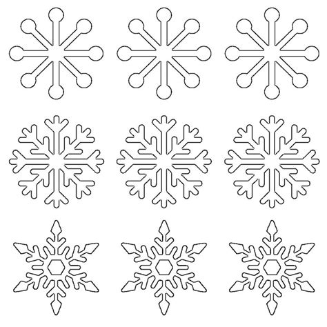Download them for free in ai or eps format. Free Printable Snowflake Templates - Large & Small Stencil ...
