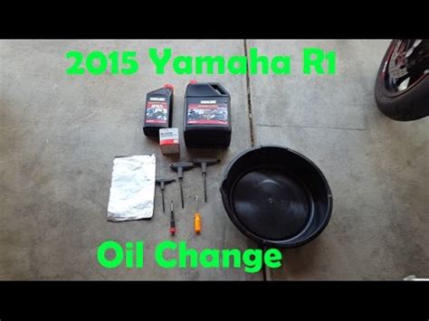 Needs to be changed every time you change the oil. 2015 Yamaha R1 Oil Change - How to - YouTube