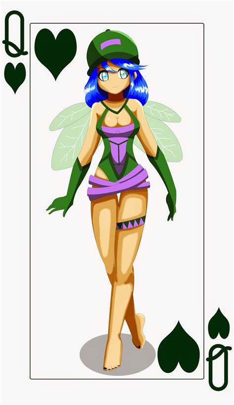 Sexy Cute Anime Girl Art Queen Playing Card Gig At Fiverr