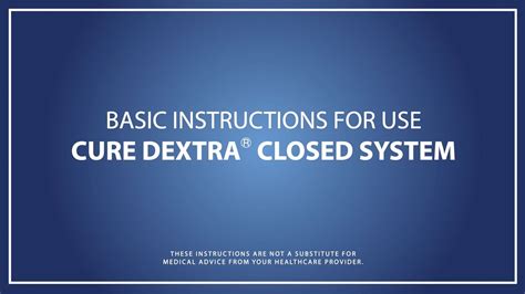 The Cure Dextra Closed System Catheter Personally Delivered Blog