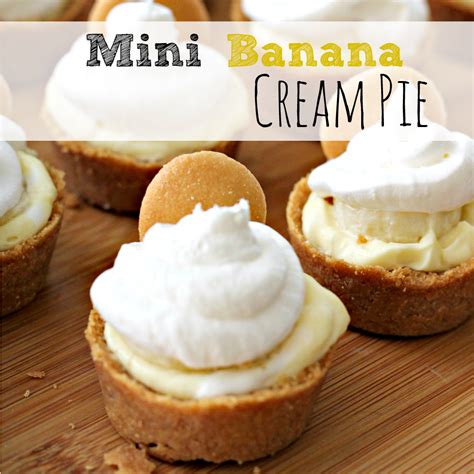Mini Banana Cream Pie Abc Creative Learning Banana Cream Pie Recipe