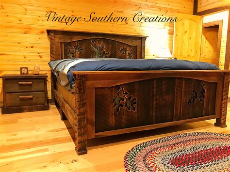 Wood accent wall ideas your home diy reclaimed wood accent wall grey natural brown reclaimed wood bedroom furniture dark have you been searching for awesome bedrooms reclaimed wood walls? Bedroom suite built from reclaimed barn wood by Vintage ...