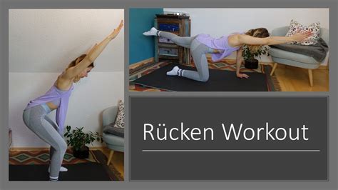 Nutze dafür vor allem die kraft deines latissimus und führe die kurzhantel wieder langsam runter. Rücken Workout für Zuhause | Rückenmuskulatur stärken ...