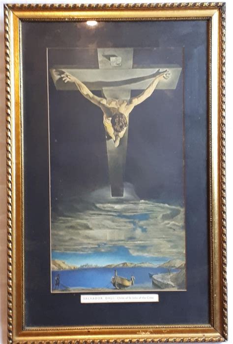 Salvador Dali Christ Of St John Of The Cross Coloured Print