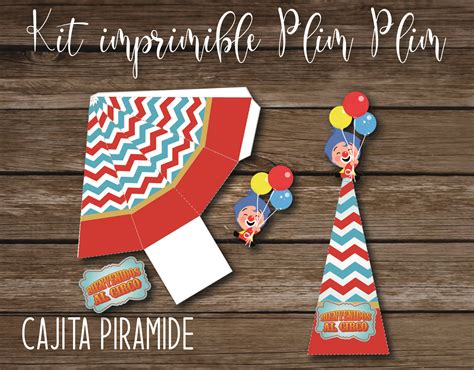 Payaso Plim Plim Kit Fiesta Imprimible Personalizado Etsy España