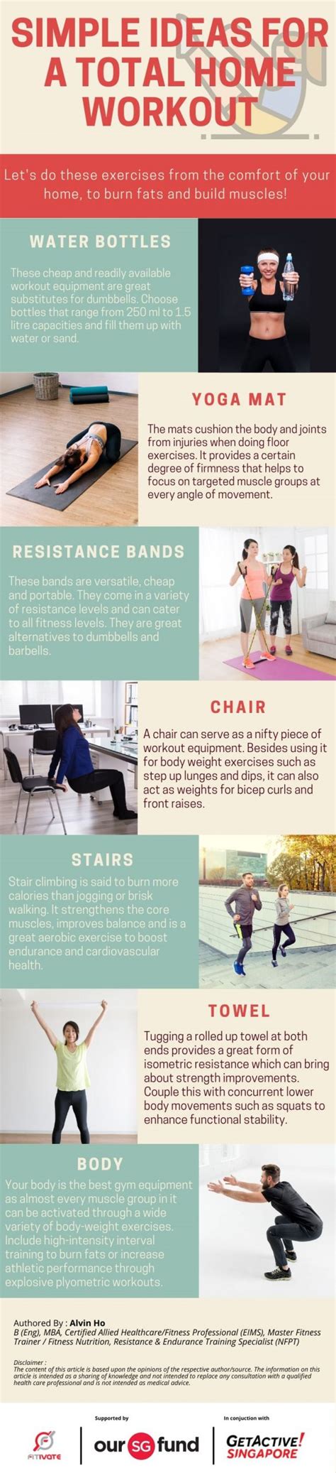 Simple Ideas For A Total Home Workout Fitivate