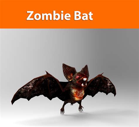3d model zombie bat
