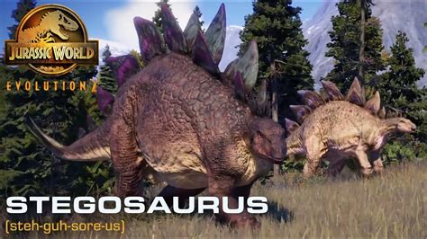 Jurassic World Evolution 2 Stegosaurus Species Field Guide Youtube