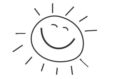 Malvorlage sonne