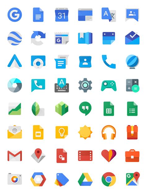 Google Material Design on Behance | Google material design, App icon design, Google material
