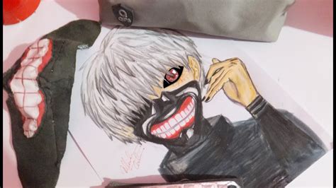 Drawing Ken Kaneki Tokyo Ghoul Youtube