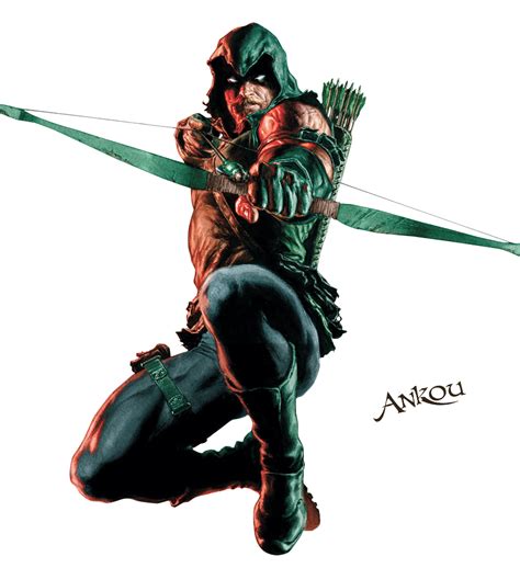 Green Arrow Original And Limited Edition Art Arqueiro Verde Arqueiro