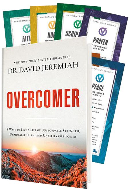 Overcomer Book With Super Eight Cards Davidjeremiahca