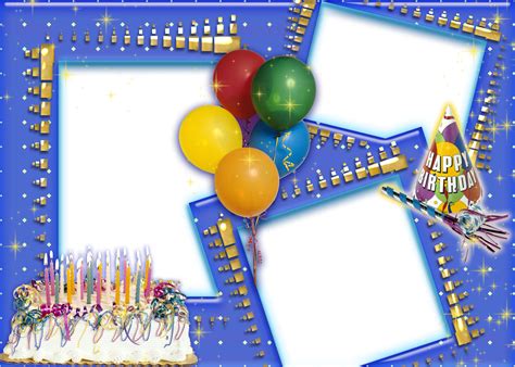 Birthday Collage Frame Transparent Png All