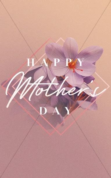 Happy Mothers Day Sermon Bulletin Clover Media