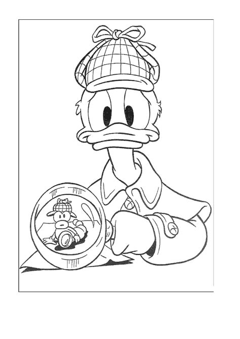 Dessin Donald Duck 30171 Dessins Animés à Colorier Coloriages à