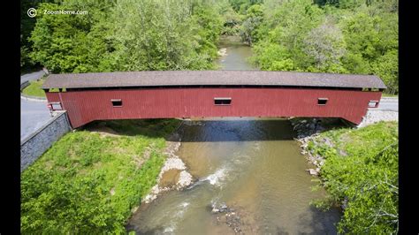 Colemanville Covered Bridge Lancaster County Pa Youtube