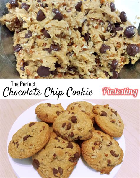 My attempt at perfect chocolate chip cookies. The Perfect Chocolate Chip Cookie | Pintesting