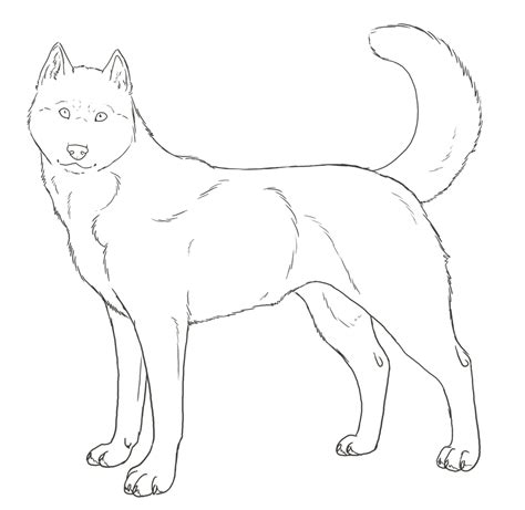 Siberian Husky Coloring Pages - Coloring Home