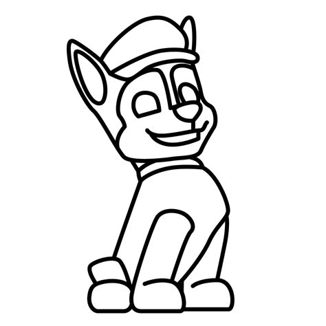 dibujo de patrulla canina para colorear e imprimir dibujos y colores