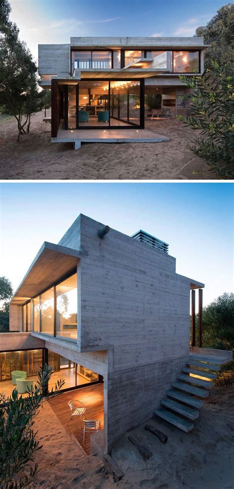 13 Modern House Exteriors Made From Concrete Facade House Exterior