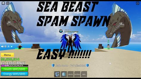 How To Spawn Sea Beastspam Spawn Tips Blox Fruits Youtube