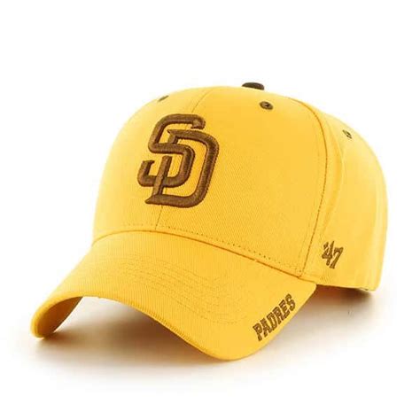 San Diego Padres 47 Brand Yellow Gold Frost Mvp Adjustable Hat San