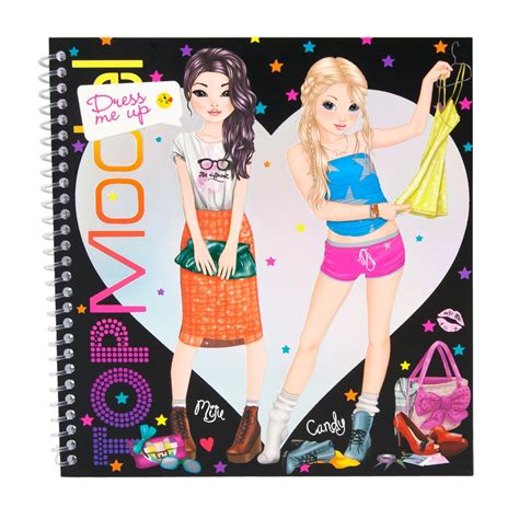 Topmodel sticker book dress me up. Top Model Dress Me Up Sticker Book - Depesche - Fox and ...