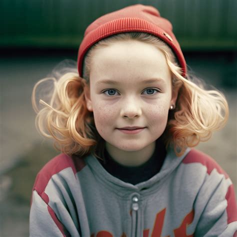 Free Image 9 Year Old Girl Skating In Skate Park Premium Free Ai