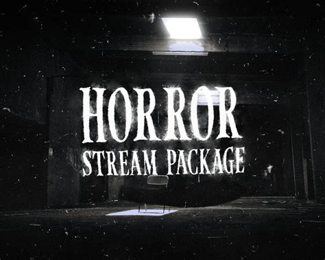 Animated Horror Twitch Overlay Package Screens Alerts Etsy Canada