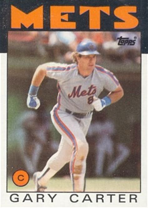 He currently works as a sports agent. 1986 Topps Gary Carter #170 Baseball Card Value Price Guide