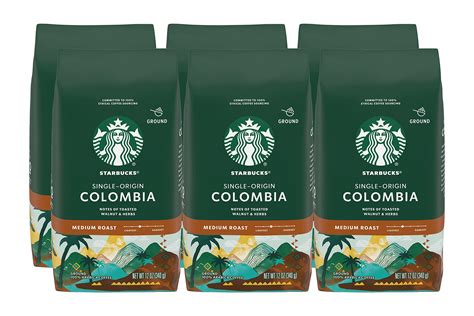 Starbucks Ground Coffee Single Origin Colombia Medium Roast Coffee