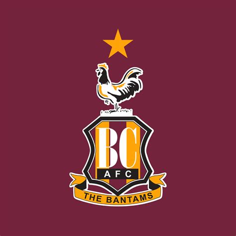 This image or logo only consists of typefaces, individual words, slogans, or simple geometric shapes. Bradford City FC Gifts | Shop for Official BCFC Merchandise
