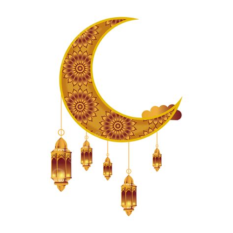 Ramadan Moon 3d Vector Design Images Texture Ramadan Golden 3d