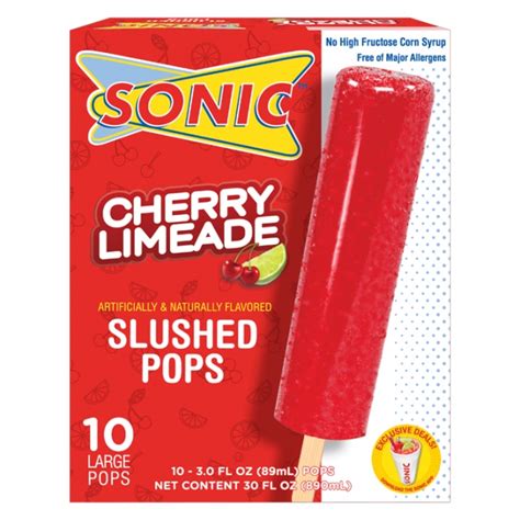 Sonic Slushed Pops Cherry Limeade