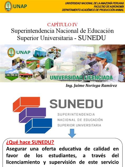 Capitulo Iv Sunedu Pdf Universidad Titulo Academico