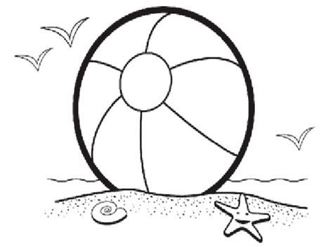 Download Beach Ball Coloring Page at GetColorings.com | Free printable colorings pages to print and color