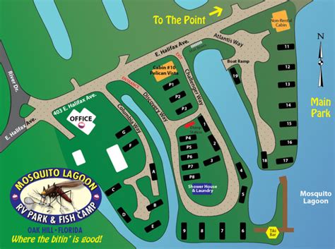 Mosquito Lagoon Rv Park Maps Mosquito Lagoon Rv Park And Fish Camp