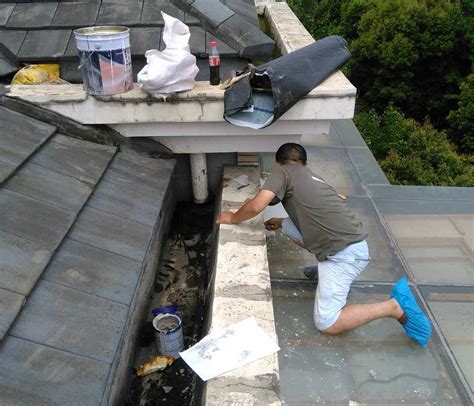 屋面防水案例 成都郫县中海国际赣县区玻璃房顶面防水 Js防水卷材防水