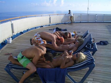 Cruise Ship Nude Deck Tanning
