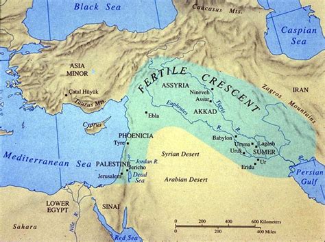 Mesopotamia Map With Rivers